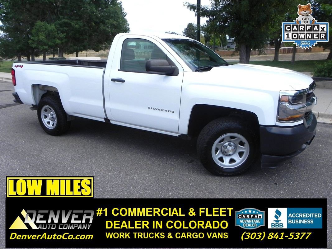 Used 2018 Chevrolet Silverado 1500 W/T w/ WT Fleet Convenience Package