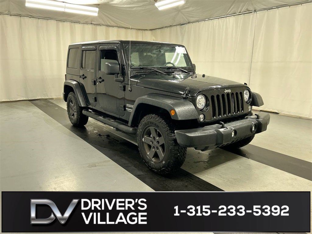 Certified 2017 Jeep Wrangler Unlimited Sport w/ Quick Order Package 23S image 1