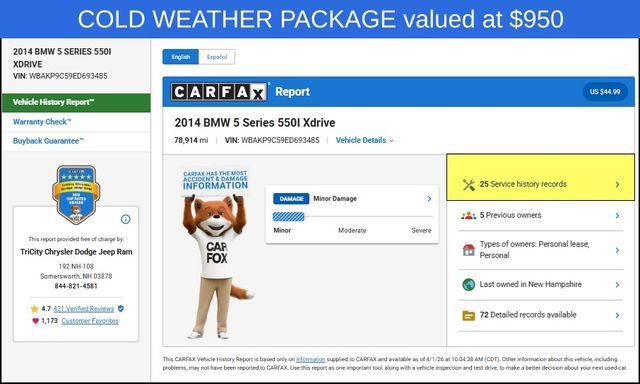 Used 2014 BMW 550i xDrive Sedan image 4