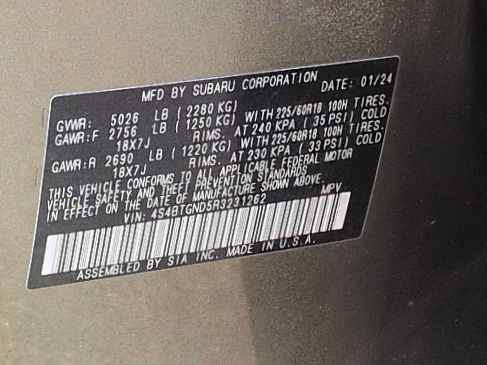 Used 2024 Subaru Outback Limited XT AWD/4WD image 39