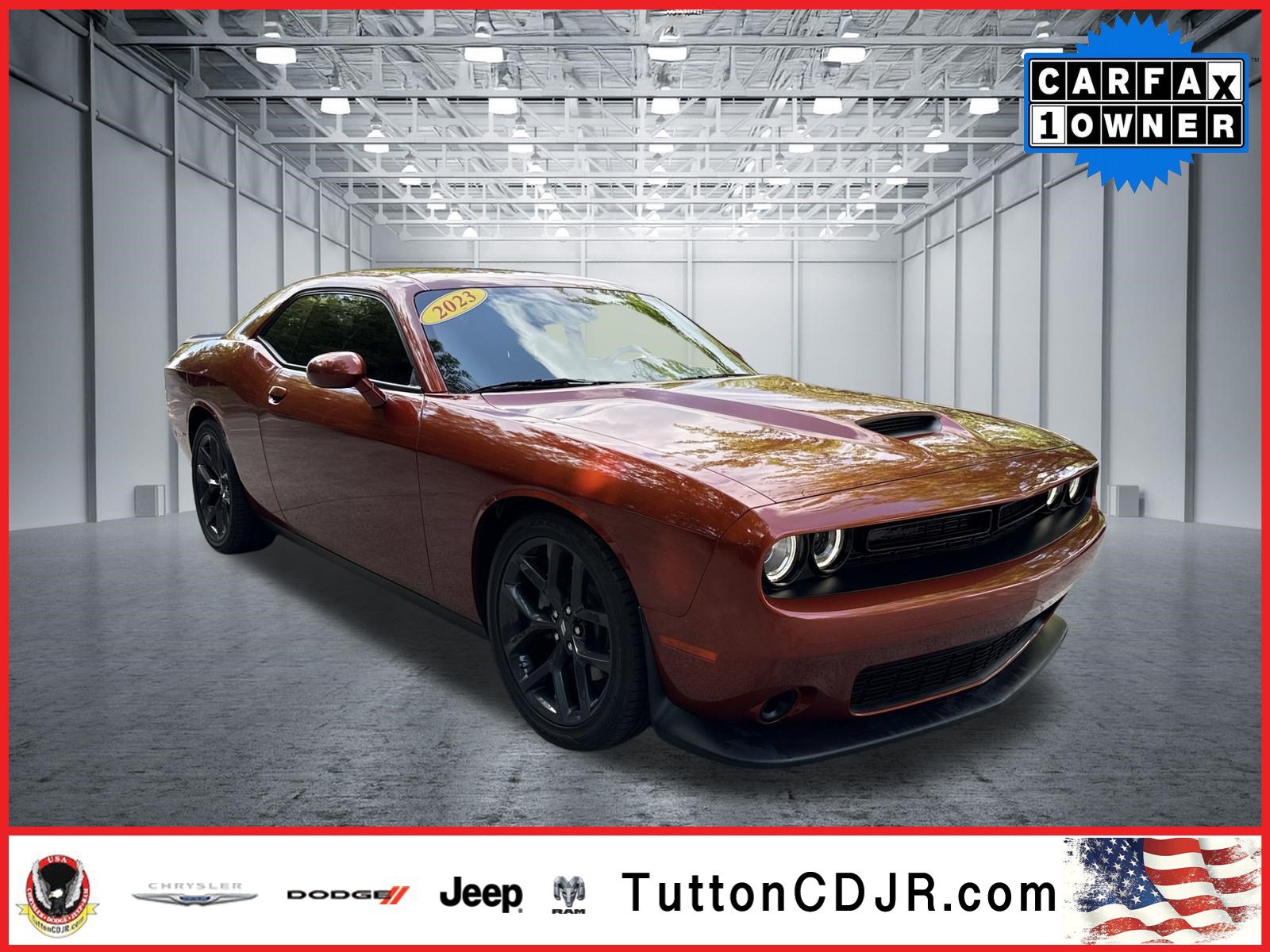 Used 2023 Dodge Challenger GT w/ Blacktop Package RWD image 1