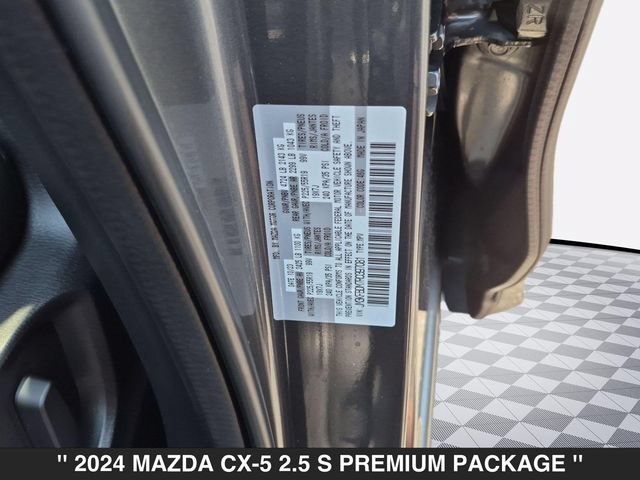 Certified 2024 MAZDA CX-5 AWD 2.5 S w/ Premium Package image 38