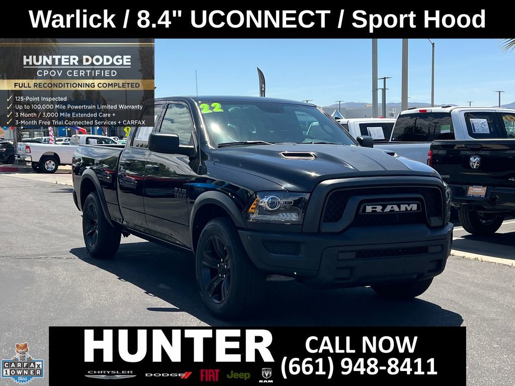 Certified 2022 RAM 1500 Classic Warlock w/ Electronics Group RWD image 9