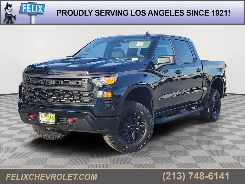 New 2026 Chevrolet Silverado 1500 Custom Trail Boss w/ LPO, Dark Essentials Package image 1