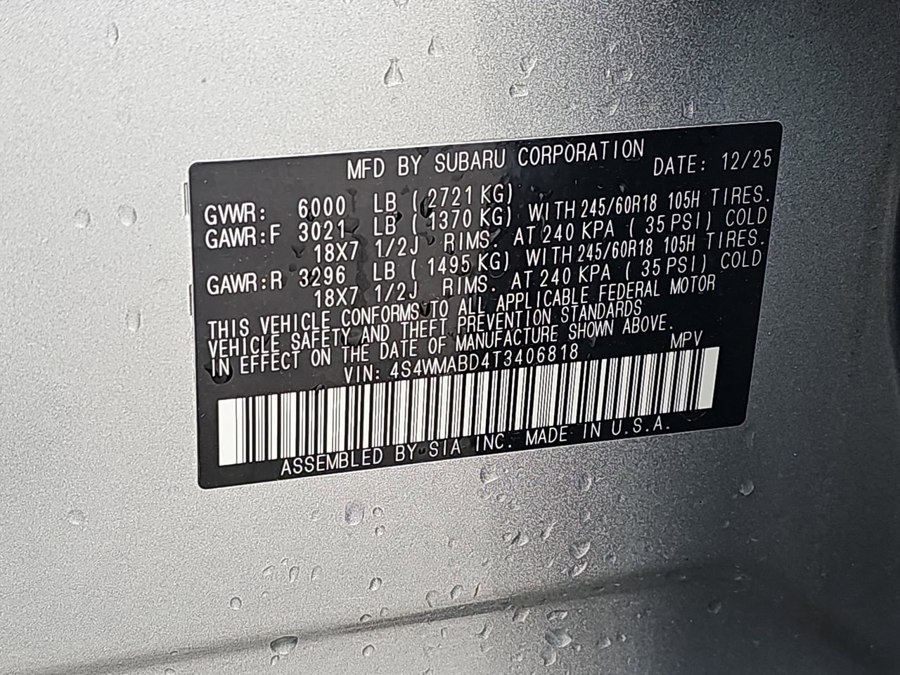 Used 2026 Subaru Ascent Premium AWD/4WD image 42