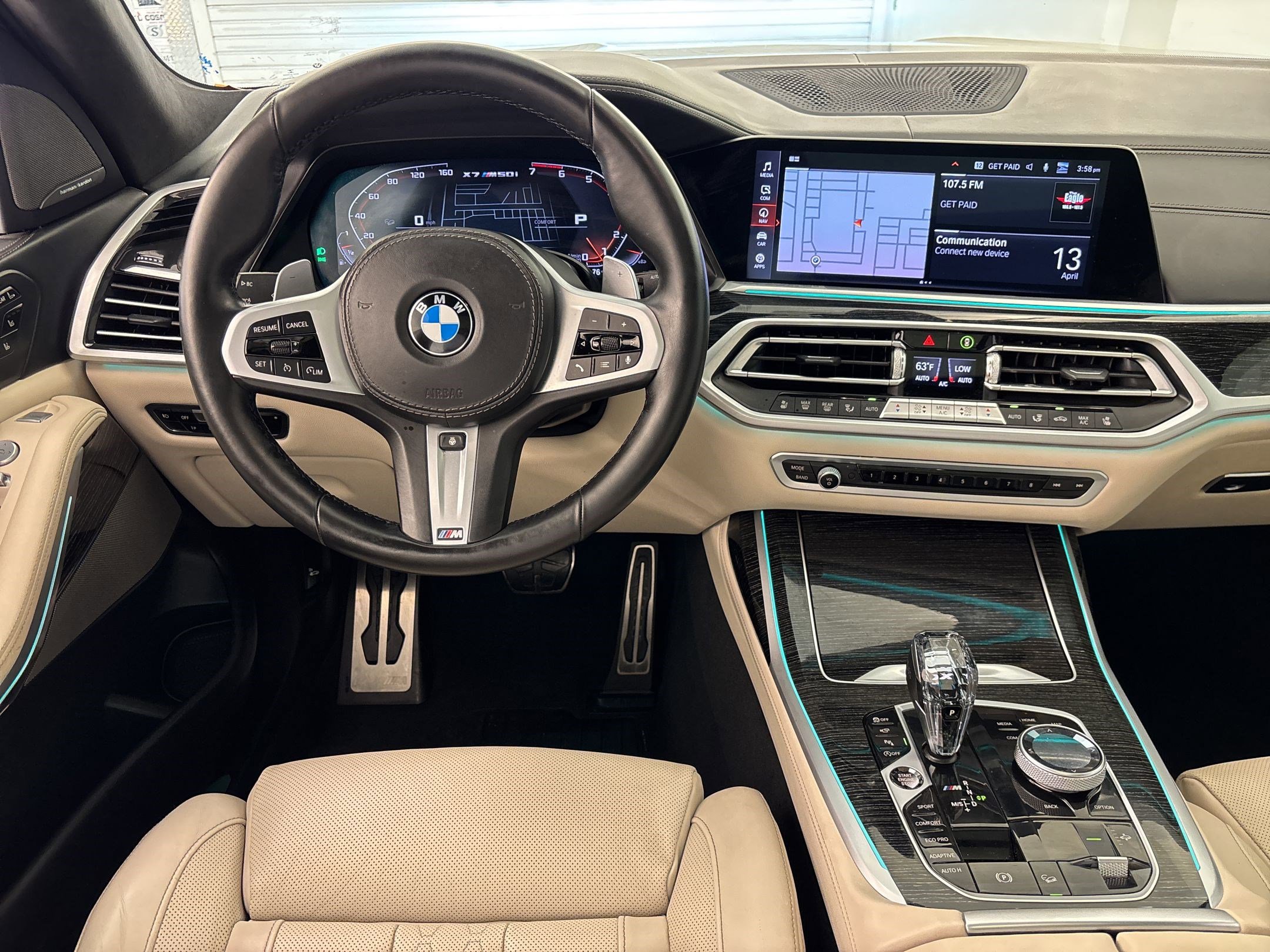 Used 2021 BMW X7 M50i w/ Dynamic Handling Package AWD/4WD image 29