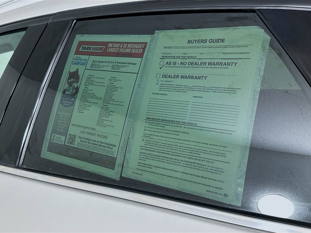 Certified 2023 MAZDA CX-30 AWD 2.5 S w/ Premium Package image 12
