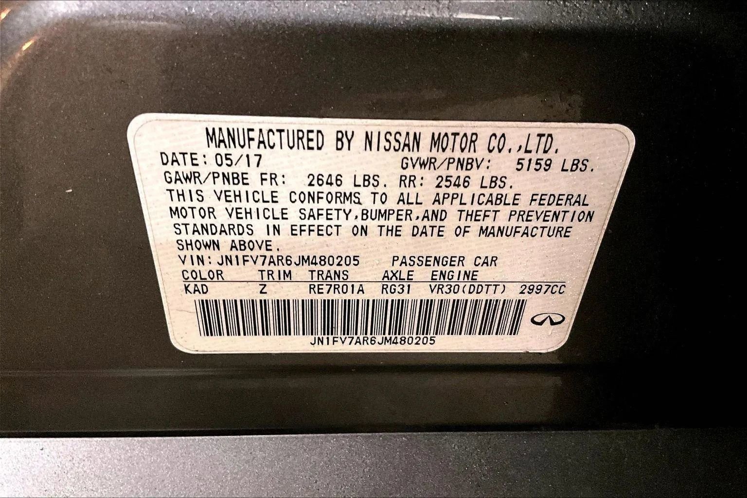 Used 2018 INFINITI Q50 Red Sport 400 w/ Sensory Package (Sport) image 33