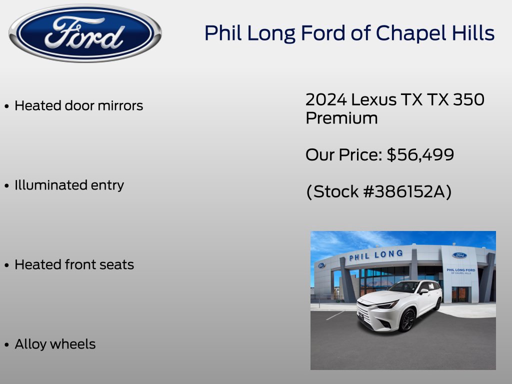 Used 2024 Lexus TX 350 AWD w/ Technology Package image 43