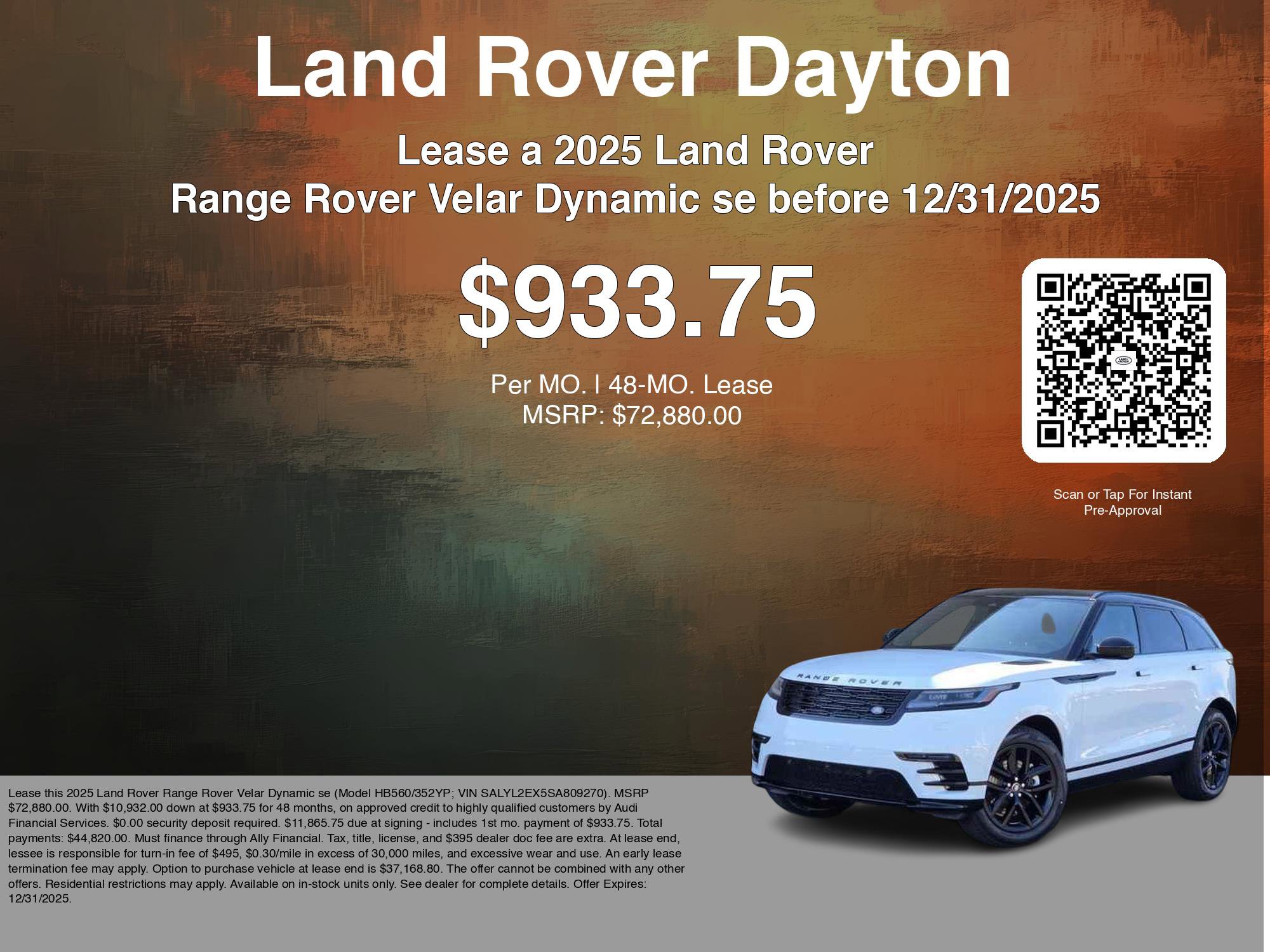 New 2025 Land Rover Range Rover Velar Dynamic SE image 3