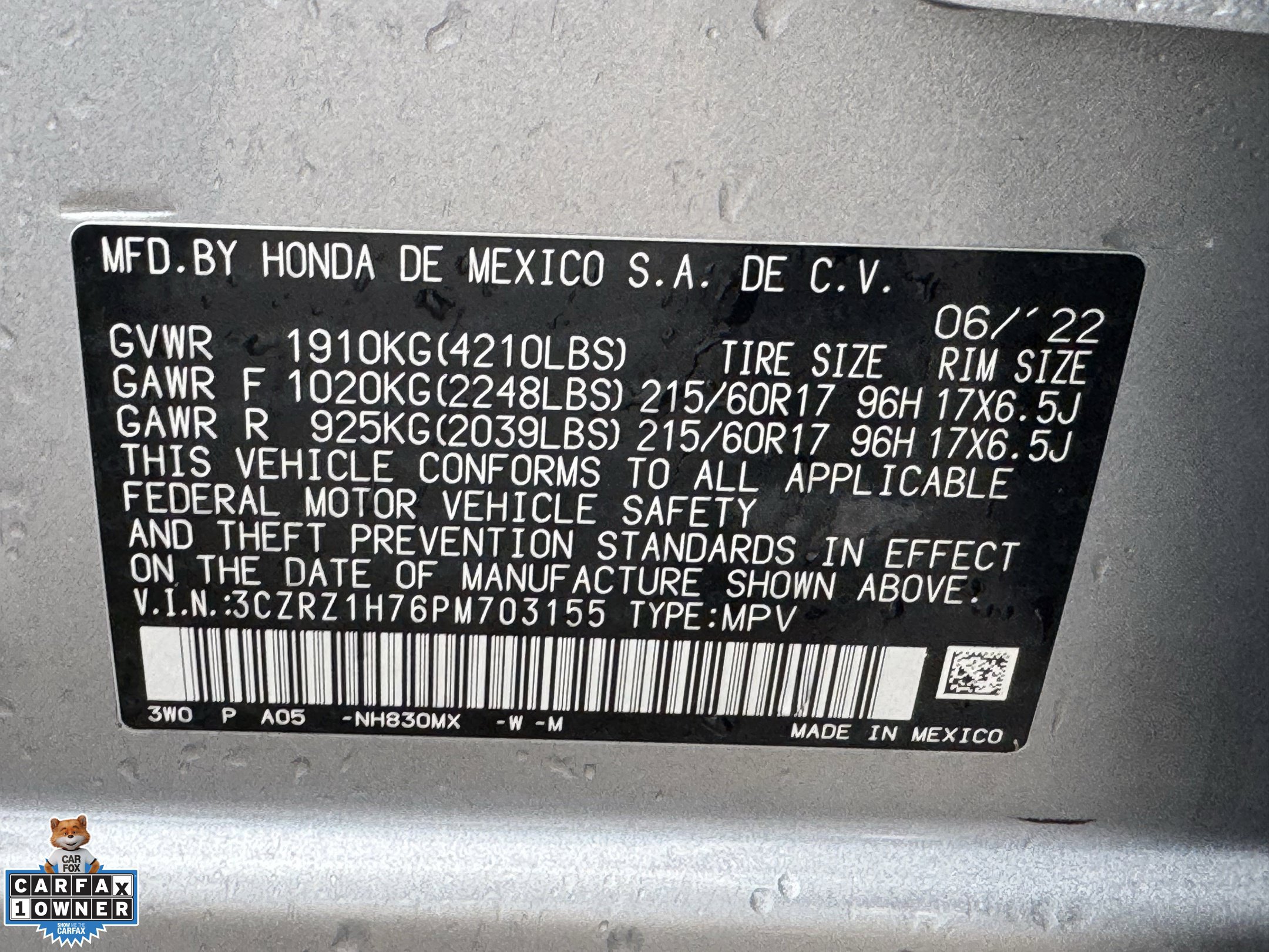Used 2023 Honda HR-V EX-L image 36