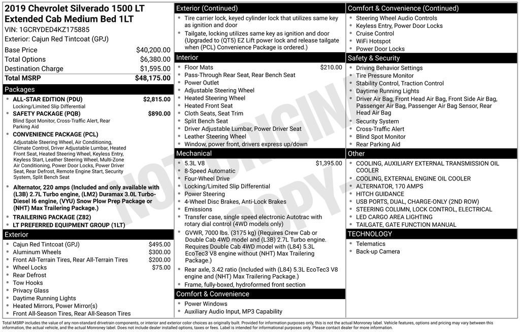 Used 2019 Chevrolet Silverado 1500 LT w/ All-Star Edition image 11