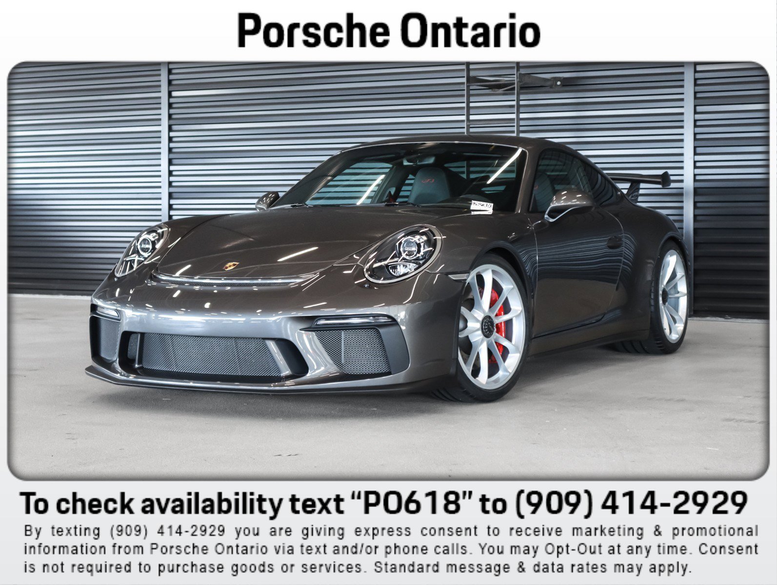 Used 2018 Porsche 911 GT3 RWD image 1