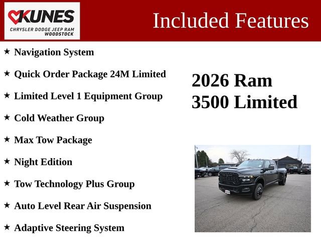 New 2026 RAM 3500 Limited AWD/4WD image 3