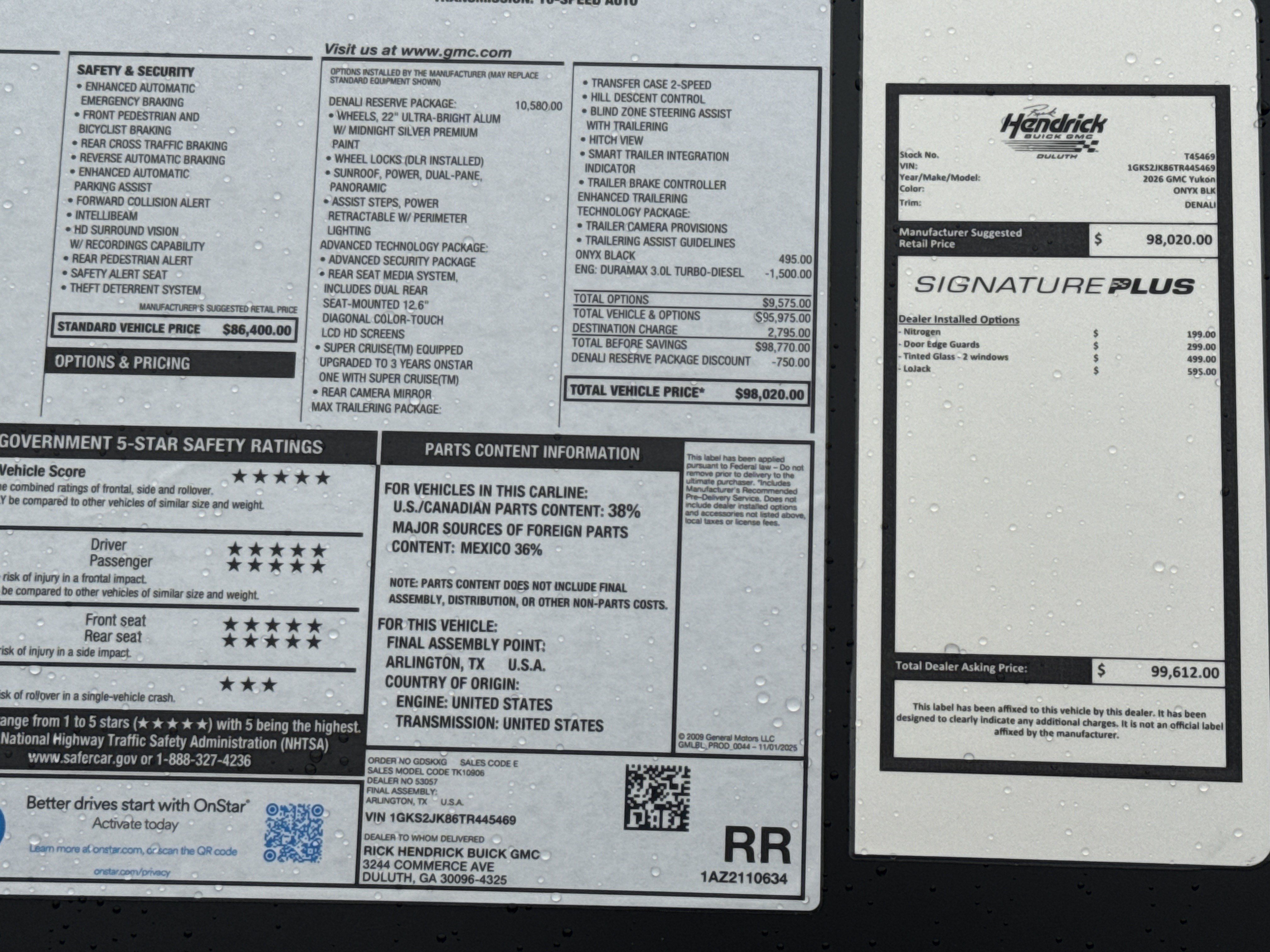 New 2026 GMC Yukon XL Denali w/ Denali Reserve Package AWD/4WD image 43