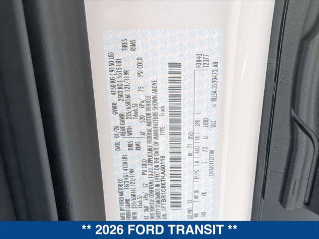 New 2026 Ford Transit 250 T250 RWD image 23