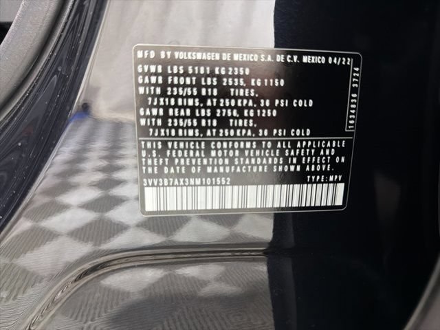 Certified 2022 Volkswagen Tiguan SE FWD image 40