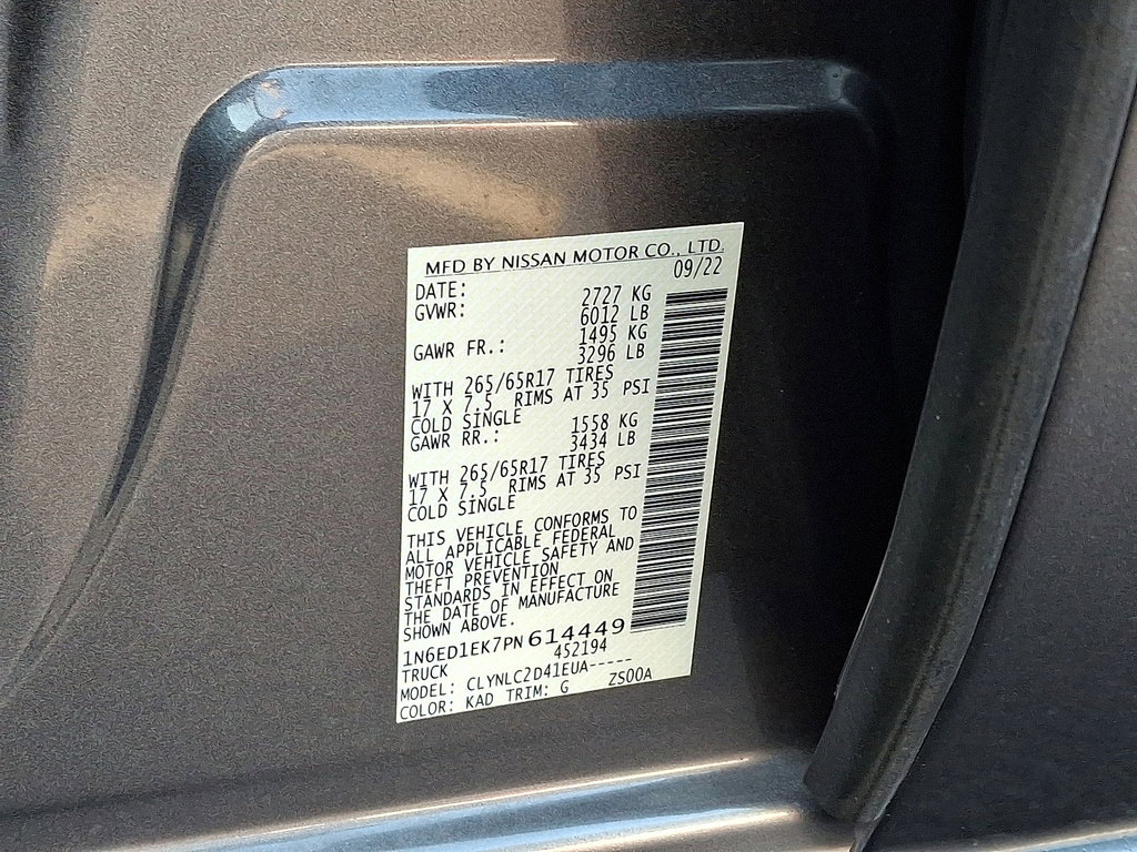 Used 2023 Nissan Frontier SV w/ SV Convenience Package image 18