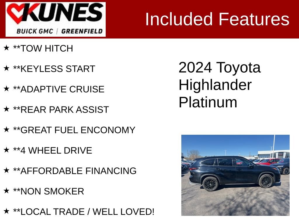 Used 2024 Toyota Highlander XSE image 3