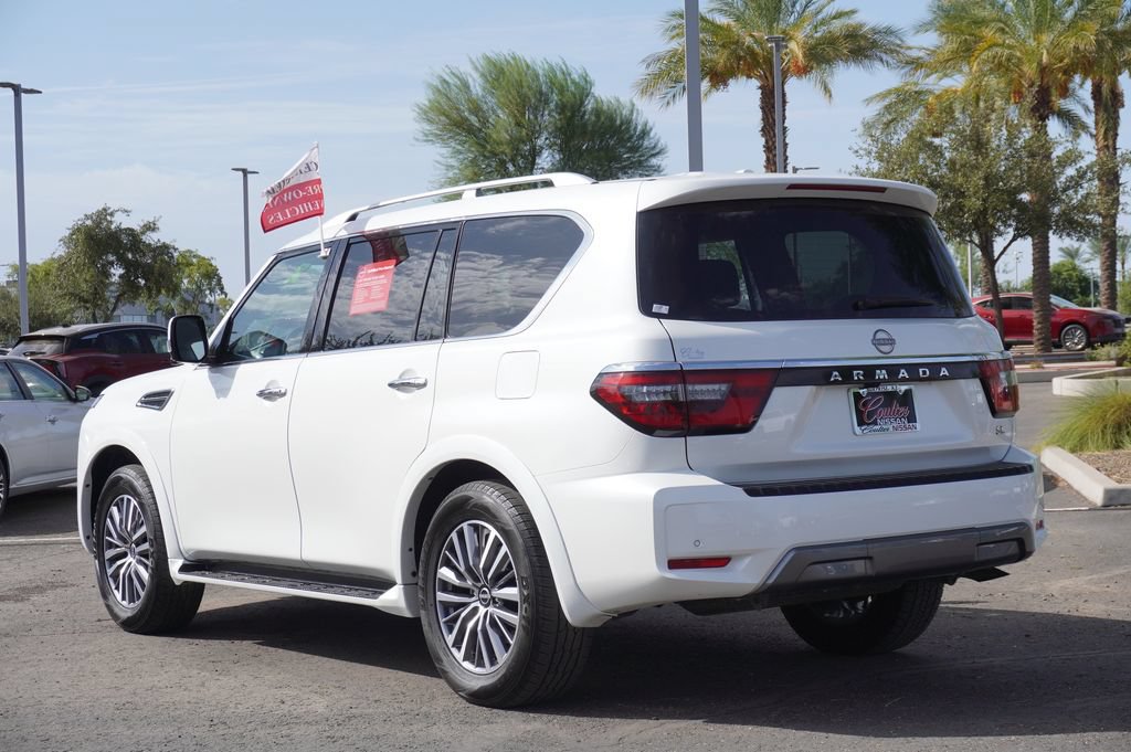 Certified 2024 Nissan Armada SL w/ Captain's Chairs Package RWD image 3