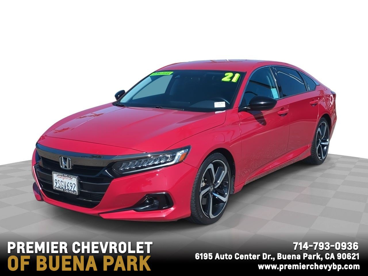 Used 2021 Honda Accord Sport Special Edition