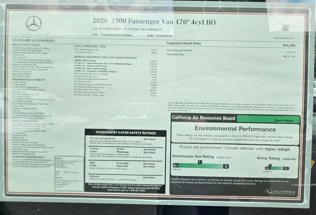 New 2026 Mercedes-Benz Sprinter 2500 image 8