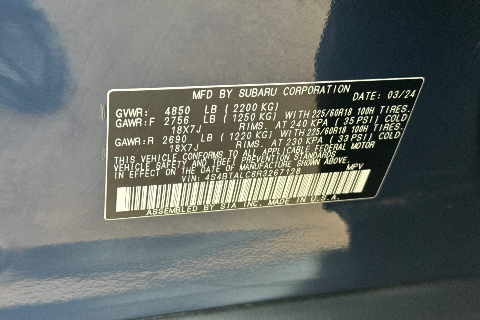 Used 2024 Subaru Outback Onyx Edition AWD/4WD image 24