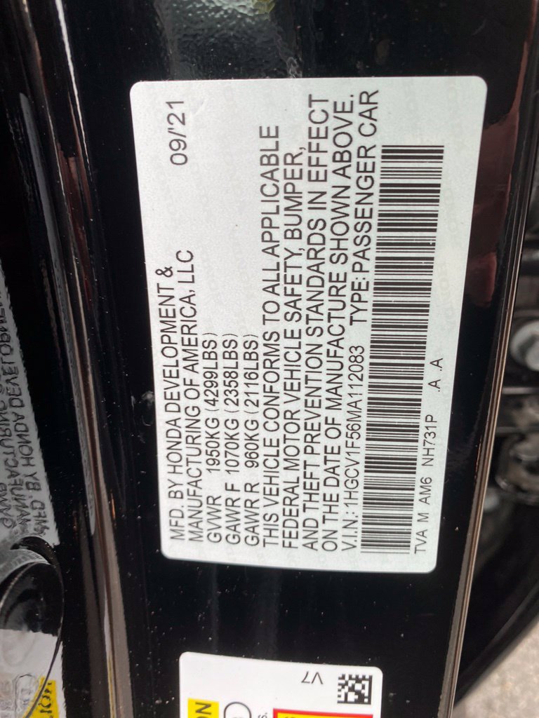 Certified 2021 Honda Accord EX-L image 19