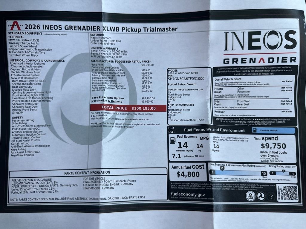 Used 2026 INEOS Grenadier Trialmaster Edition image 26
