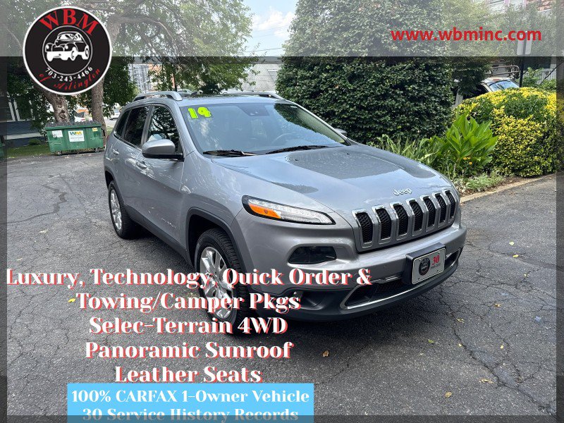 Used 2014 Jeep Cherokee Limited w/ Technology Group AWD/4WD image 1
