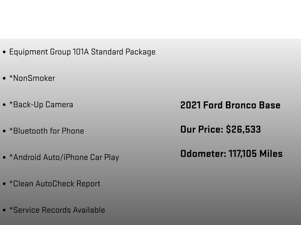 Used 2021 Ford Bronco 4-Door image 6