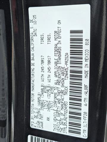 New 2026 Toyota Tacoma SR5 image 17