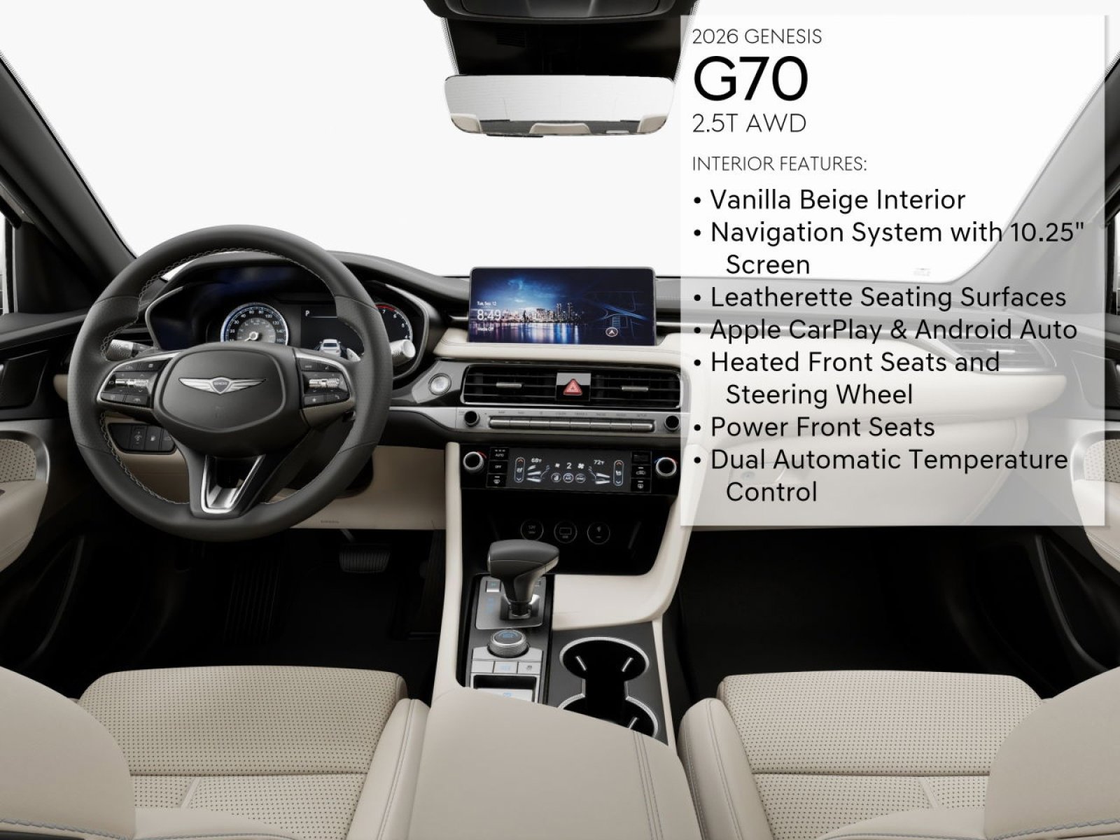 New 2026 Genesis G70 2.5T image 15