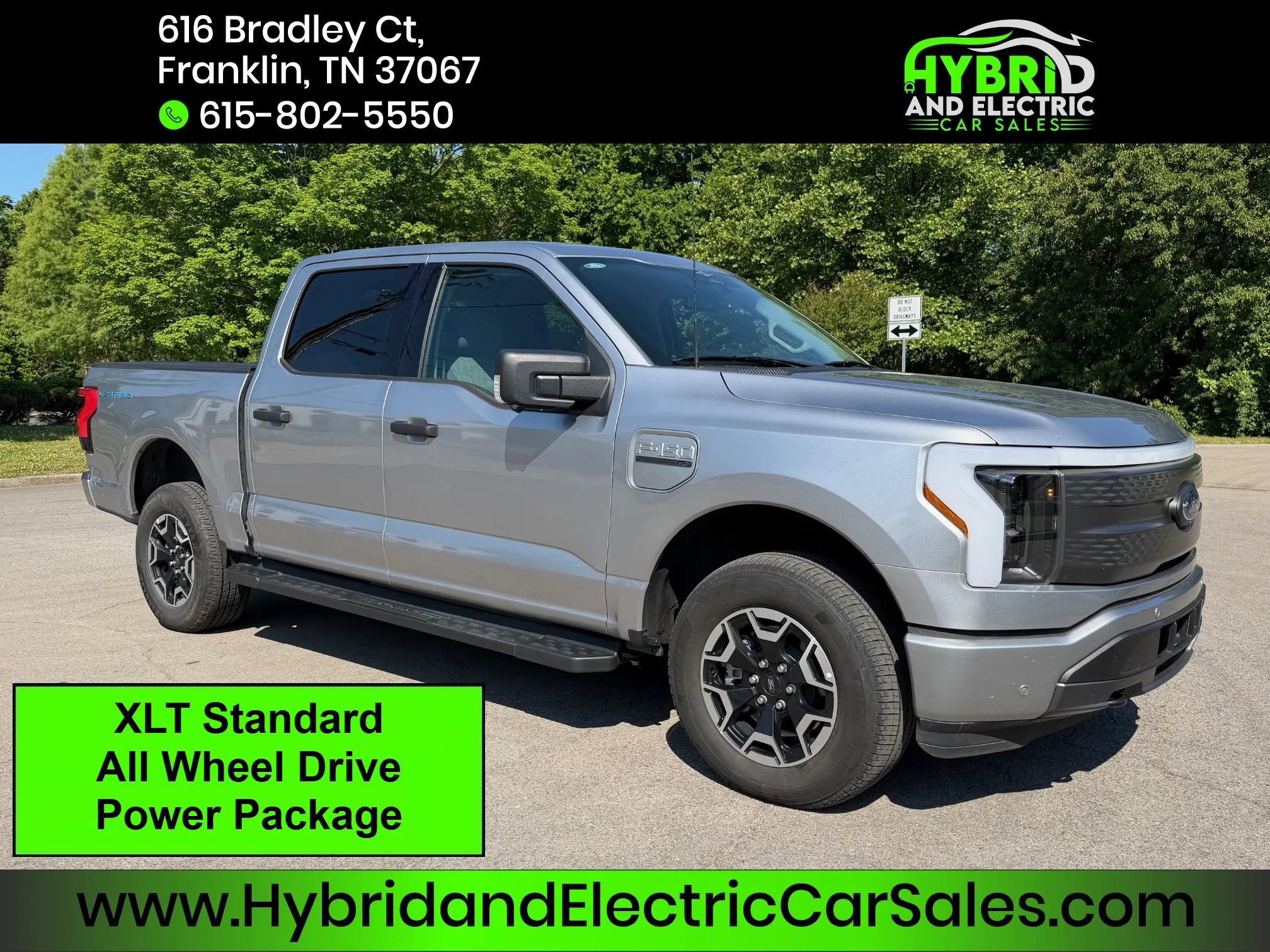 Used 2023 Ford F150 Lightning XLT AWD/4WD image 1