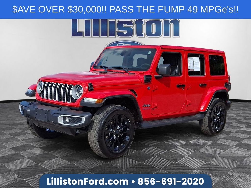 Used 2025 Jeep Wrangler Unlimited Sahara AWD/4WD image 1