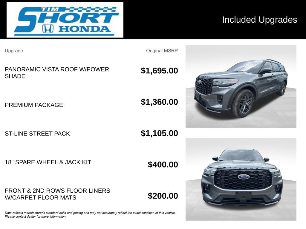 Used 2025 Ford Explorer ST-Line w/ Premium Package image 6