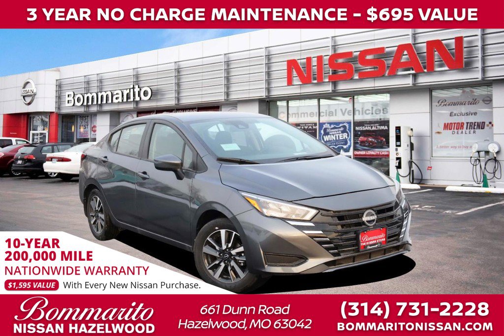 New 2025 Nissan Versa SV w/ Trunk Package image 1