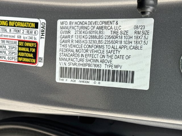 Certified 2023 Honda Odyssey EX-L image 38