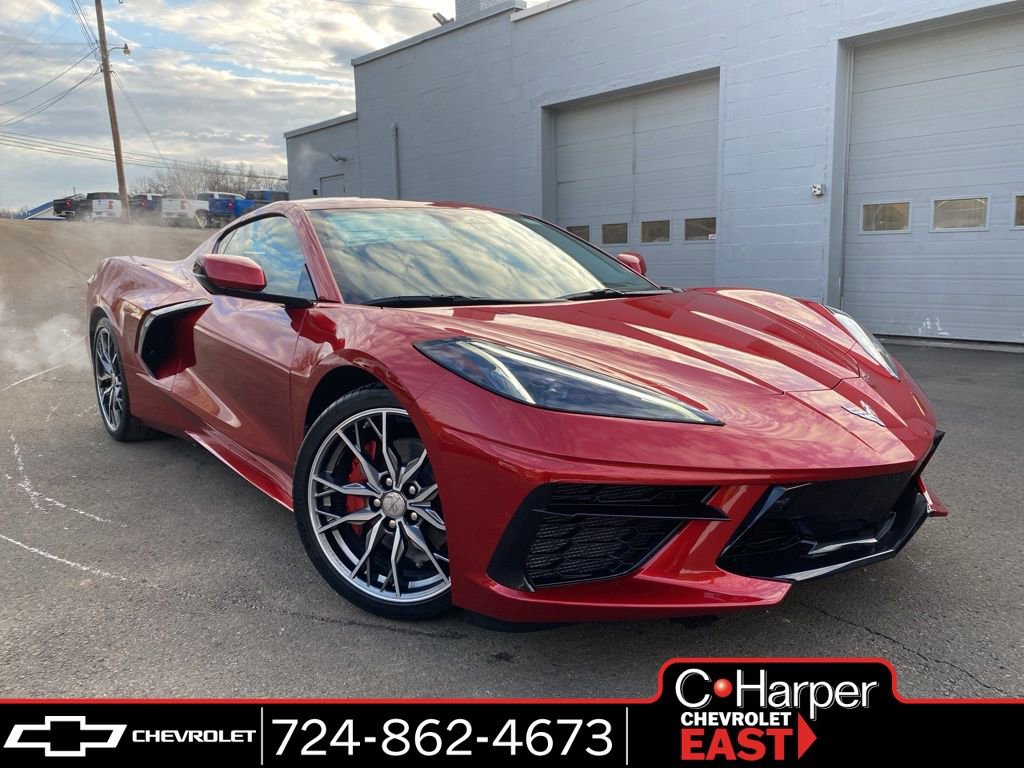 New 2026 Chevrolet Corvette Stingray Premium Cpe w/ Chrome Exterior Badge Package