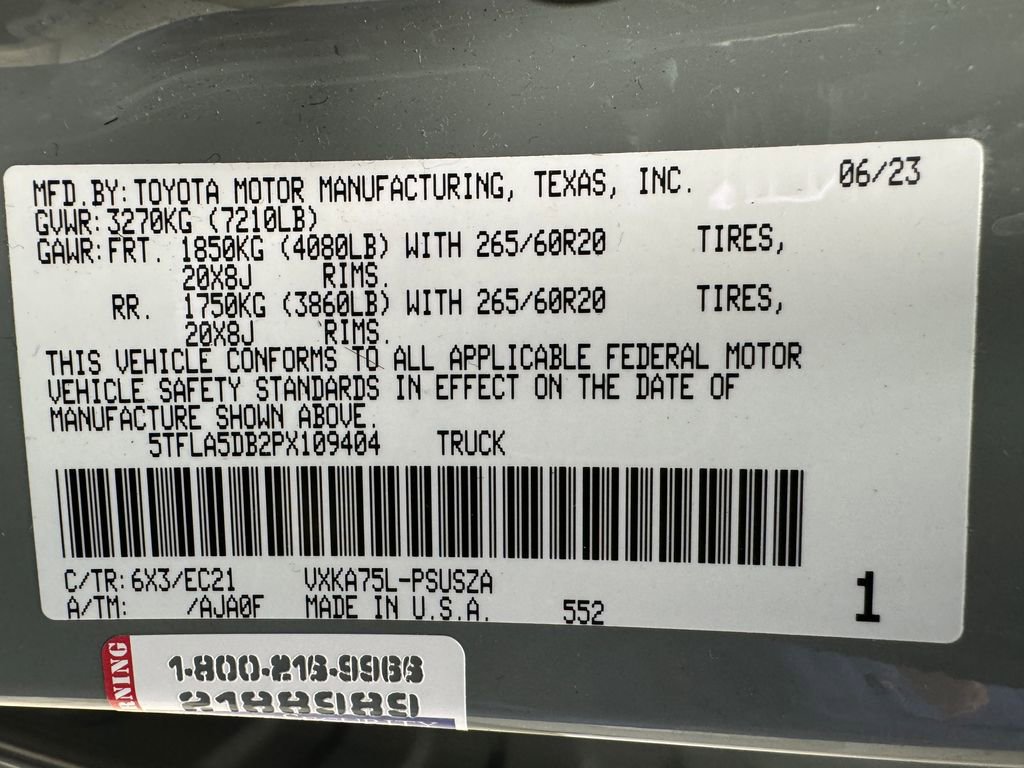 Used 2023 Toyota Tundra SR5 w/ TRD Sport Premium Package AWD/4WD image 31