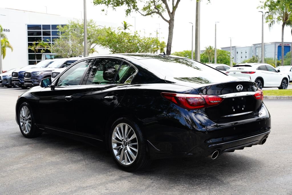 Used 2023 INFINITI Q50 Luxe w/ Cargo Package RWD image 8