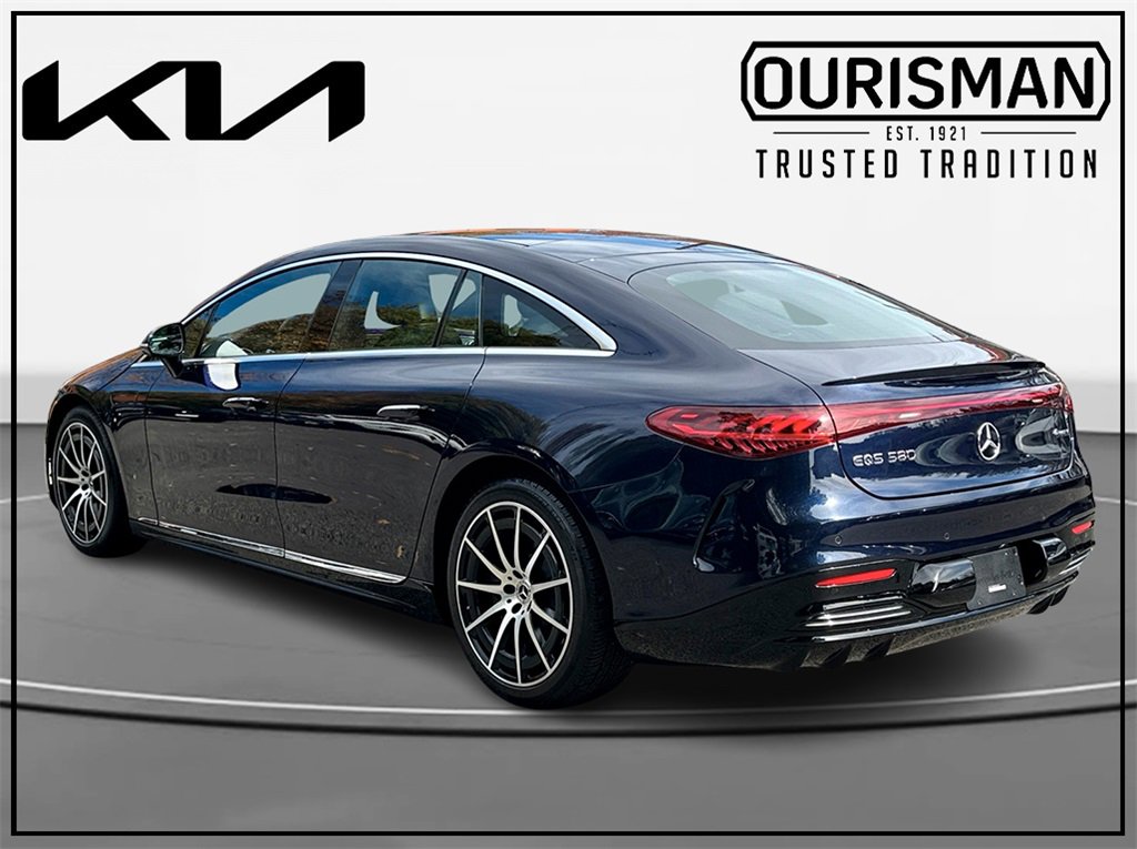 Used 2023 Mercedes-Benz EQS 580 4MATIC Sedan w/ Exclusive Trim Package image 3