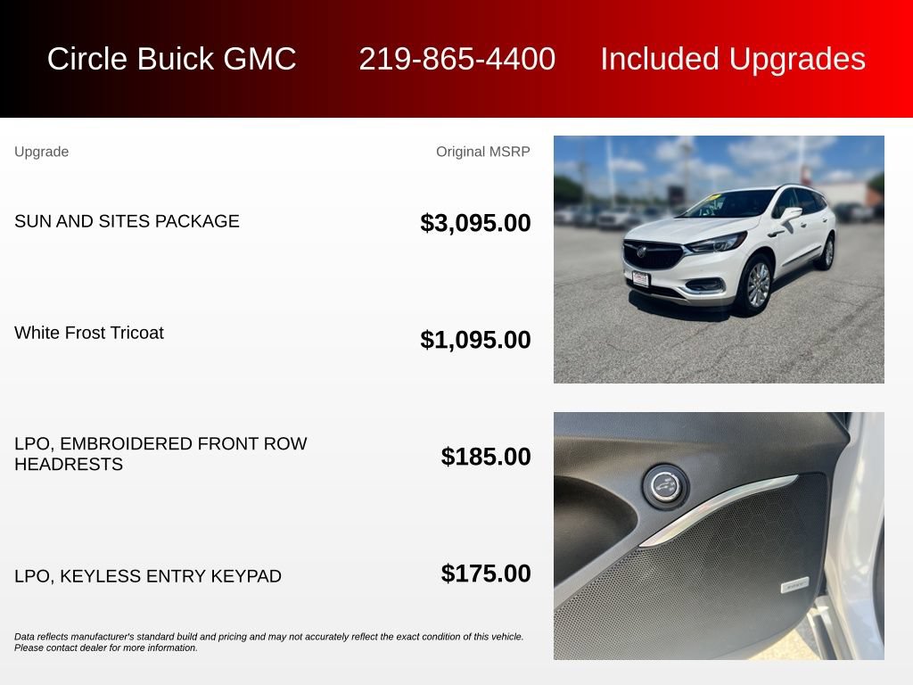 Used 2020 Buick Enclave Premium w/ Sun and Sites Package AWD/4WD image 3