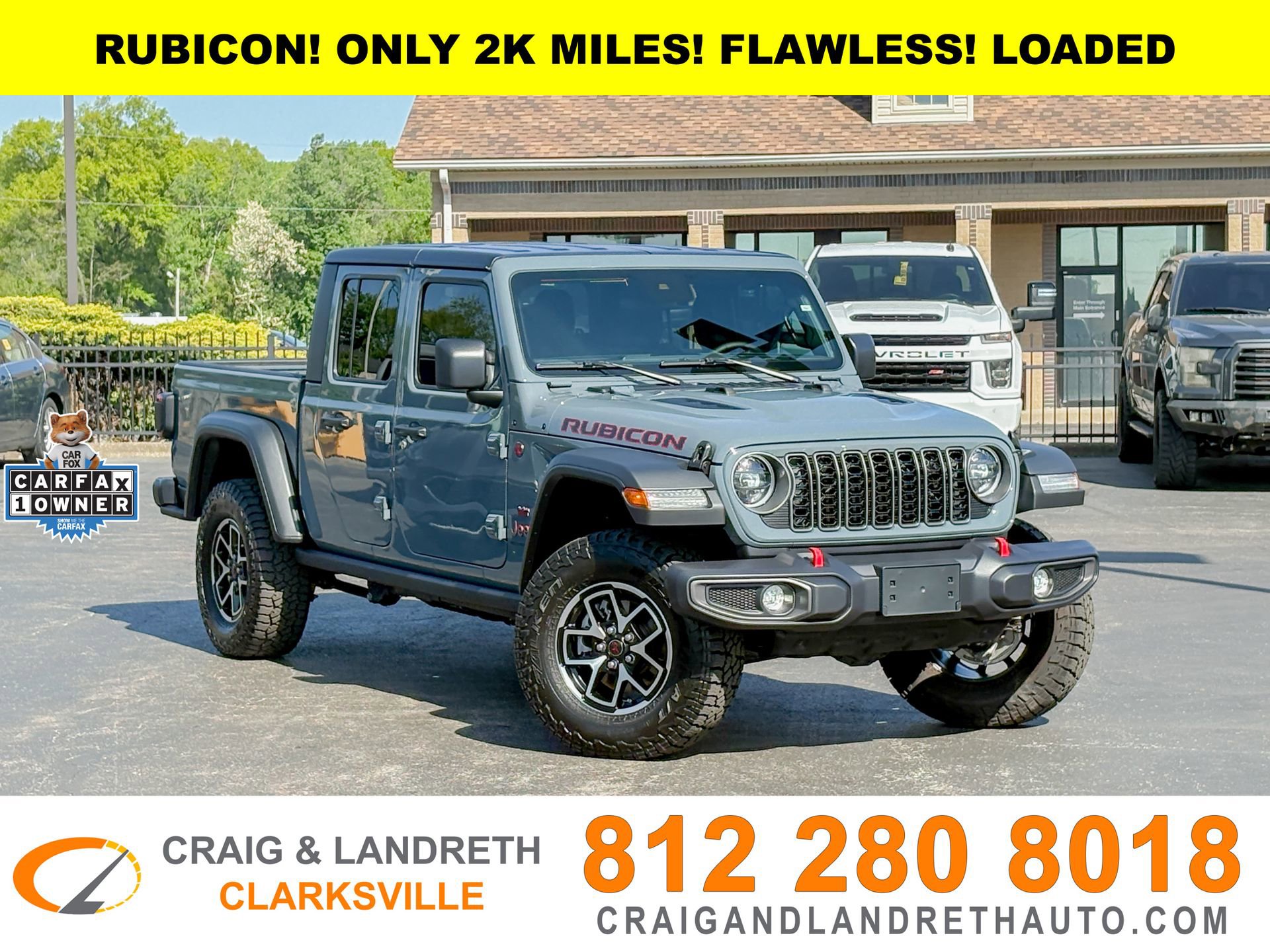 Used 2025 Jeep Gladiator Rubicon w/ Convenience Group AWD/4WD image 1