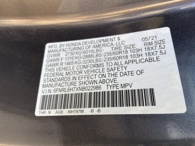 Used 2022 Honda Odyssey EX-L image 33