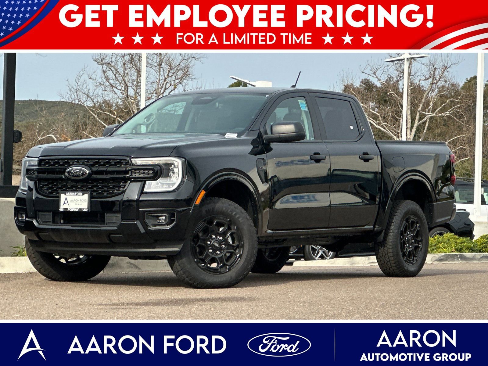New 2025 Ford Ranger XLT w/ Equipment Group 301A High