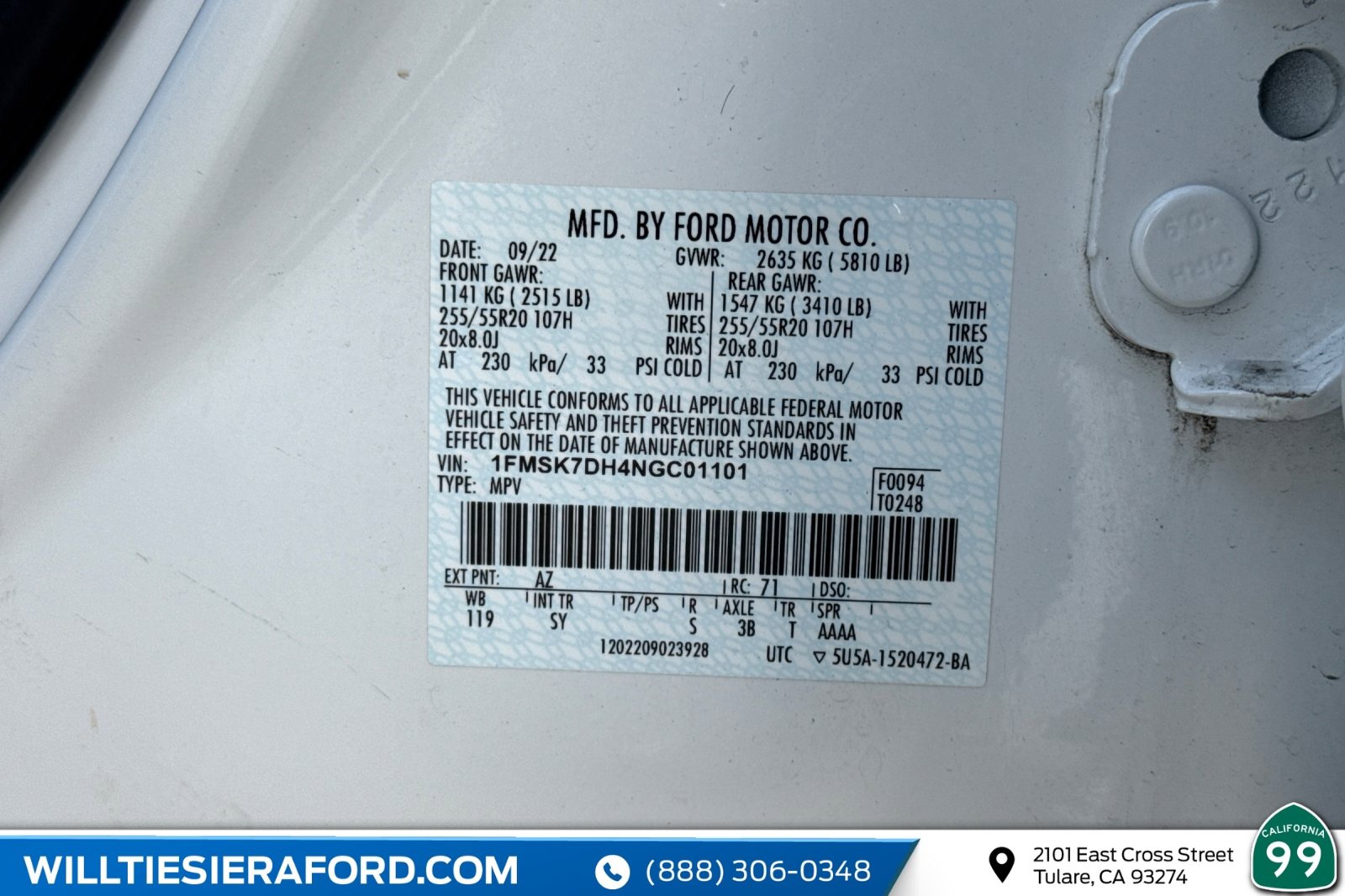 Used 2022 Ford Explorer XLT w/ Equipment Group 202A image 13