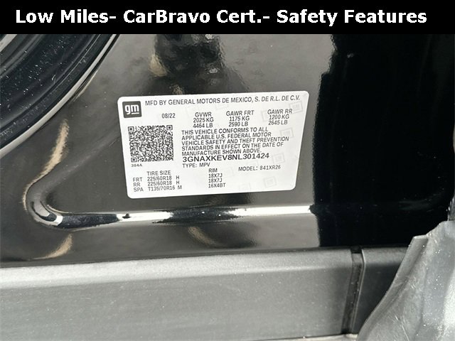 Certified 2022 Chevrolet Equinox LT image 33