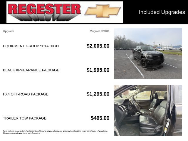 Used 2021 Ford Ranger Lariat w/ Equipment Group 501A High AWD/4WD image 5