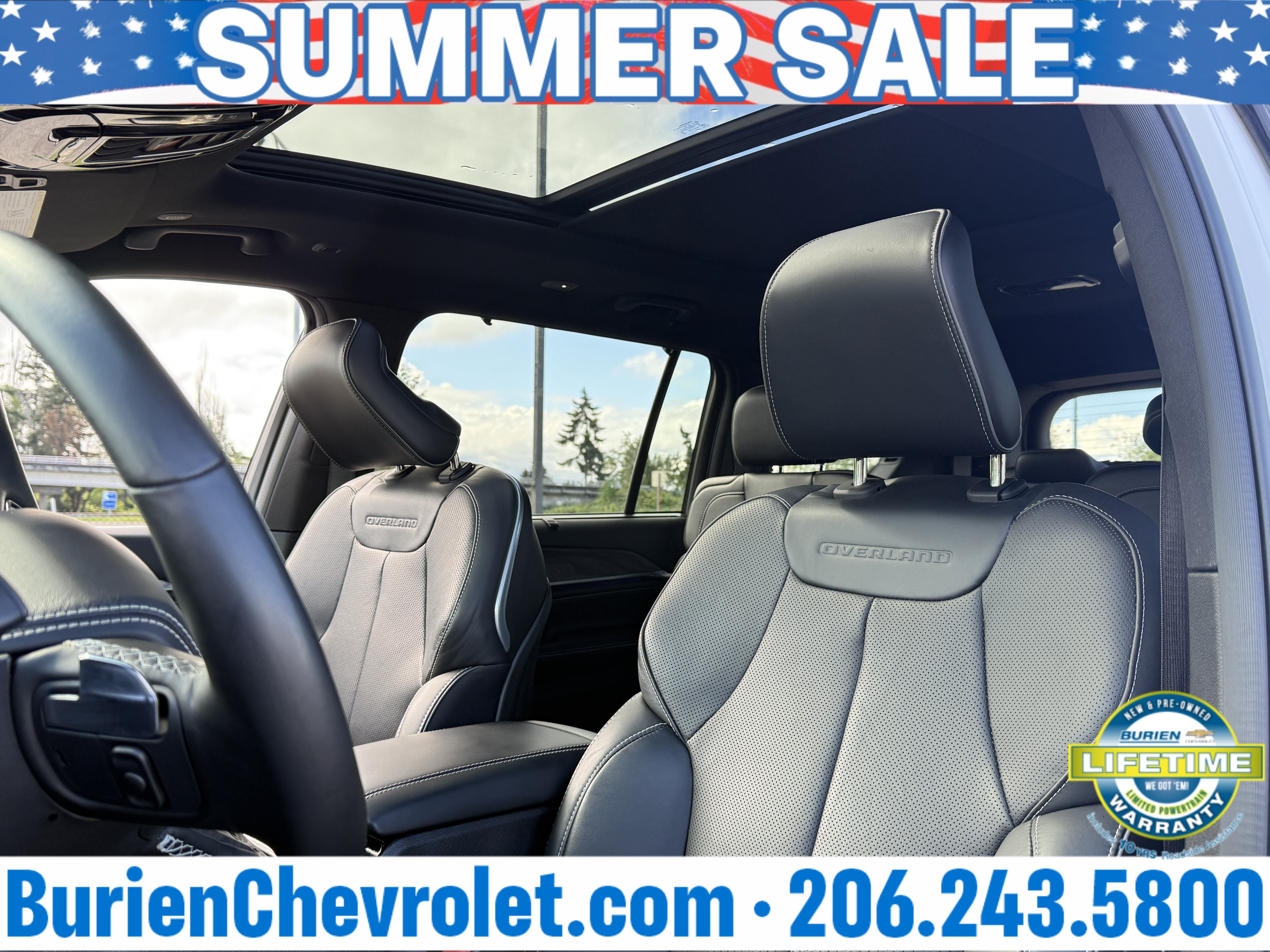 Used 2024 Jeep Grand Cherokee L Overland w/ Advanced Protech Group III AWD/4WD image 10
